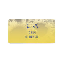 Rustic Sunflower Address Label