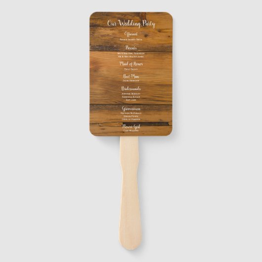 Rustic Sunflower and Veil Country Wedding Programs Handwaaier