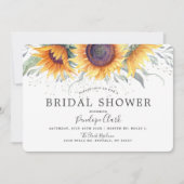 Rustic Sunflower Bloom | Florence-Vrijgezellenfees Kaart (Voorkant)