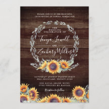Rustic Sunflower Bloom | Weddengeviering