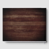 Rustic Sunflower Bloom | Weddenschap Gastenboek (Achterkant)