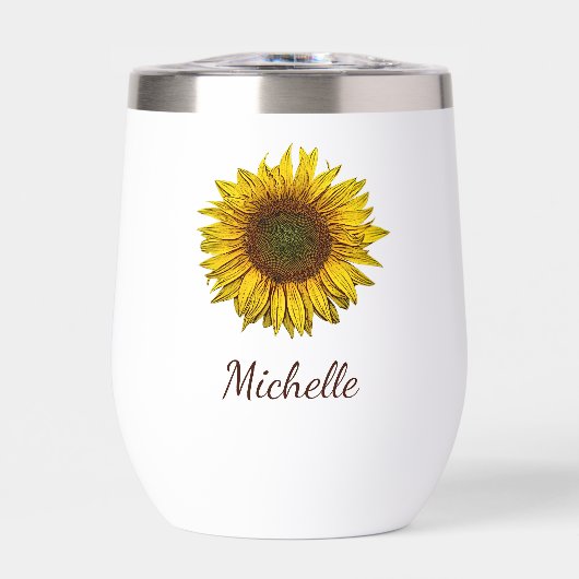 Rustic Sunflower Boho Botanical Personalized (Voorkant)