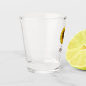 Rustic Sunflower Boho Floral Cute Girly  Shot Glas (Links)