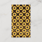 Rustic Sunflower Books Baby neutraal Baby shower e Informatiekaartje (Achterkant)