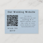 Rustic Sunflower Bouquet Waterverf Web QR RSVP Informatiekaartje (Voorkant)