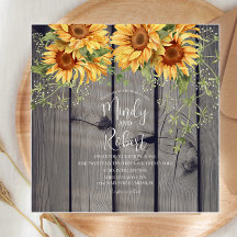 Rustic Sunflower Bouquet Waterverf Wedding