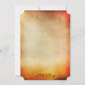  Rustic Sunflower Country Wedding Invite Kaart (Achterkant)