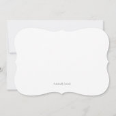 Rustic Sunflower Denim Baby Shower-uitnodigingen Kaart (Achterkant)