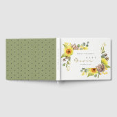 RUSTIC SUNFLOWER EUCALYPTUS FLORAL BABY SHOWER GASTENBOEK (Volledig)