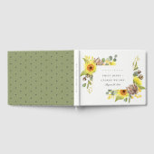 RUSTIC SUNFLOWER EUCALYPTUS PIJNVLOEDING GASTENBOEK (Volledig)
