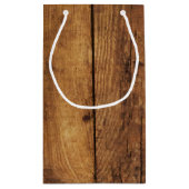 Rustic Sunflower Garden Wedding Gefeliciteerd Klein Cadeauzakje (Achterkant)