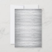 Rustic Sunflower Greenery Rehearsal Dinner Invite Kaart (Achterkant)