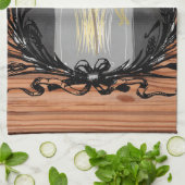 Rustic Sunflower Mason Jar Theedoek (Gevouwen)