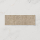 Rustic Sunflower Mini Visitekaartje (Achterkant)