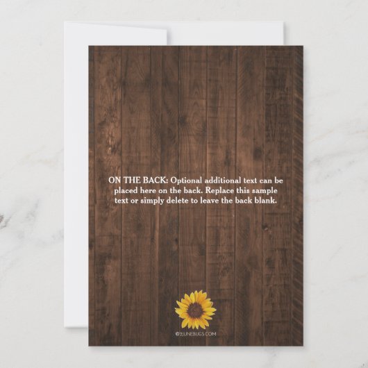 Rustic Sunflower Photo Collage Afstuderen Aankondiging