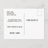 Rustic Sunflower Photo Weddenschap Save the Date Aankondigingskaart (Achterkant)