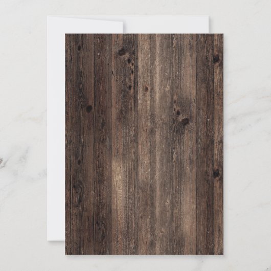 Rustic Sunflower String Light 60th Birthday Kaart (Achterkant)