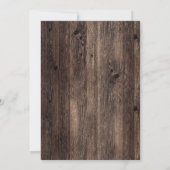 Rustic Sunflower String Light Surprise 80th Kaart (Achterkant)