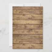 Rustic Sunflower String Lights Cowgirl Birthday Kaart (Achterkant)