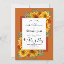 Rustic Sunflower Terracotta Rozen Country Weddensc