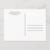 Rustic Sunflower Trunk Party Dorm Shower Uitnodiging Briefkaart (Achterkant)