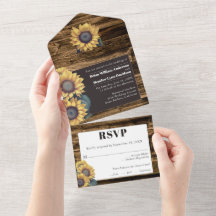 Rustic Sunflower Wedding