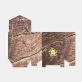 Rustic Sunflower Wedding Bedankdoosjes (Uitgevouwen)