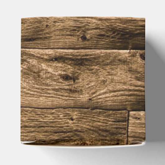 Rustic Sunflower Wedding Bedankdoosjes (Bovenkant)