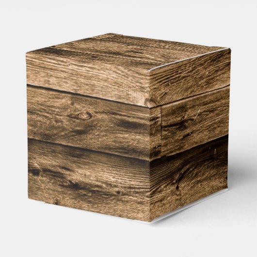 Rustic Sunflower Wedding Bedankdoosjes (Achterkant)