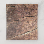 Rustic Sunflower Wedding Plaatskaartje (Binnenkant ongevouwen)