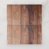 Rustic Sunflower Wedding Plaatskaartje (Binnenkant ongevouwen)