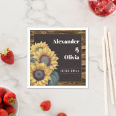 Rustic Sunflower Wedding Servet (Insitu)