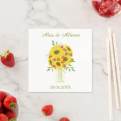Rustic Sunflower Wedding Servet (Insitu)