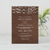 Rustic Sunflower Western Country QR Code Wedding Kaart (Staand voorkant)