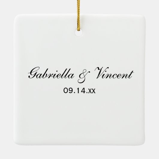 Rustic Sunflower Woodland Verloving Ornament (Achterkant)