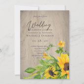 Rustic Sunflower Woodland Wedding (Voorkant)