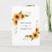 Rustic Sunflowers Photo Arch QR Code Wedding (Voorkant)