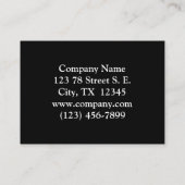 Rustic Sunny Sunflower op Barn Board Visitekaartje (Achterkant)