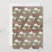 Rustic Sweet Woodland Deer Twins Baby shower Kaart (Achterkant)