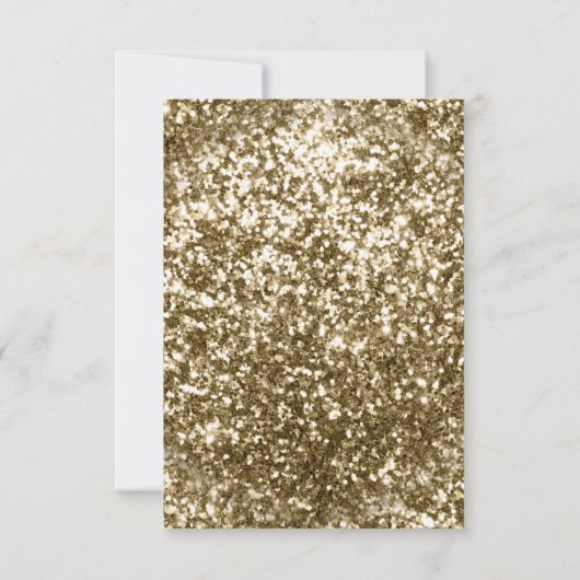 Rustic Swirl Lijst crème en gouden moslimbruiloft RSVP Kaartje (Achterkant)