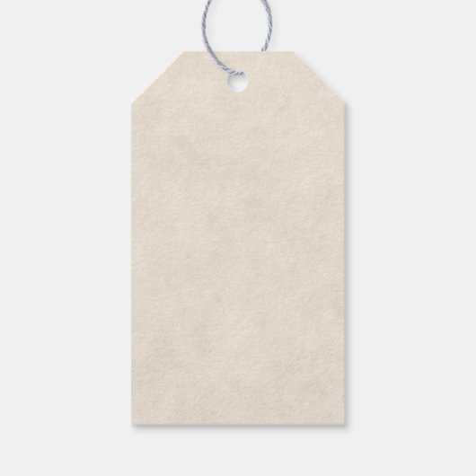 Rustic Table Bounful Harvest Birthday Cadeaulabel (Achterkant)