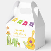 Rustic Taco 'Bout Cactus Limoen Gitaar Baby shower Bedankdoosjes (Voorkant)