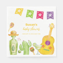 Rustic Taco 'Bout Cactus Limoen Gitaar Baby shower
