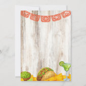 Rustic Taco ‘Bout een Baby Shower Uitnodiging (Achterkant)