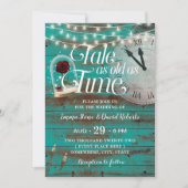 Rustic Tale zo oud als Time Blauwgroen Fairytale W Kaart (Voorkant)