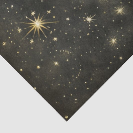 Rustic Tall Ship Gold & Black-decoupage Tissuepapier (Detail)