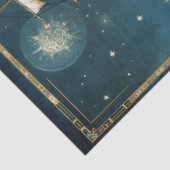 Rustic Tall Ship Gold & Black-decoupage Tissuepapier (Detail)