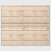 Rustic Tan Wood Cadeaupapier (Vlak)