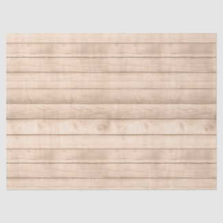 Rustic Tan Wood-ontkoppeling Tissuepapier