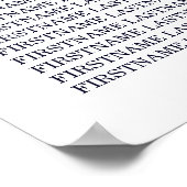 Rustic Tandem Bicycle Wedding Seating Chart Poster (Hoek)